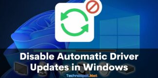Disable Automatic Driver Updates in Windows