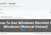 How To Use Windows Narrator in Windows