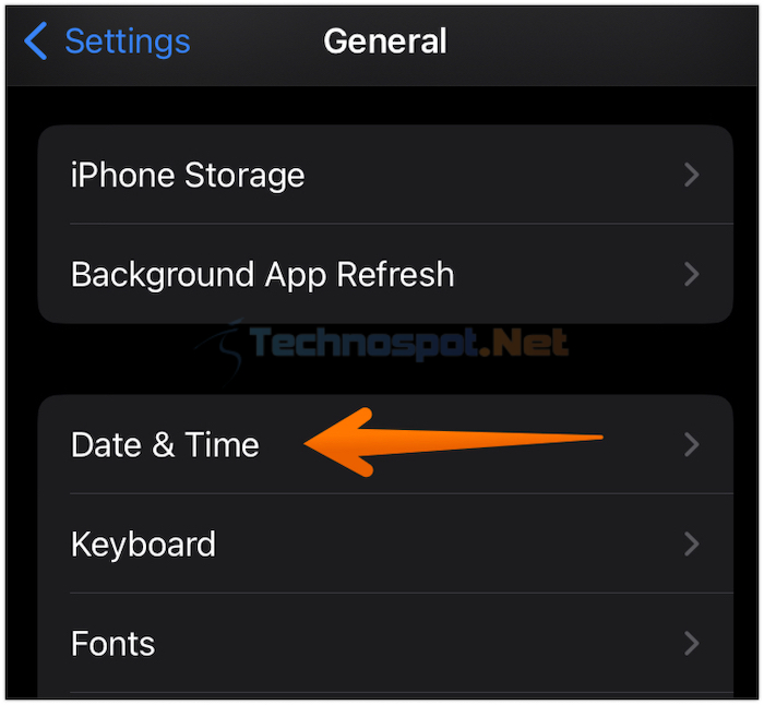 Set Date and Time on iPhone