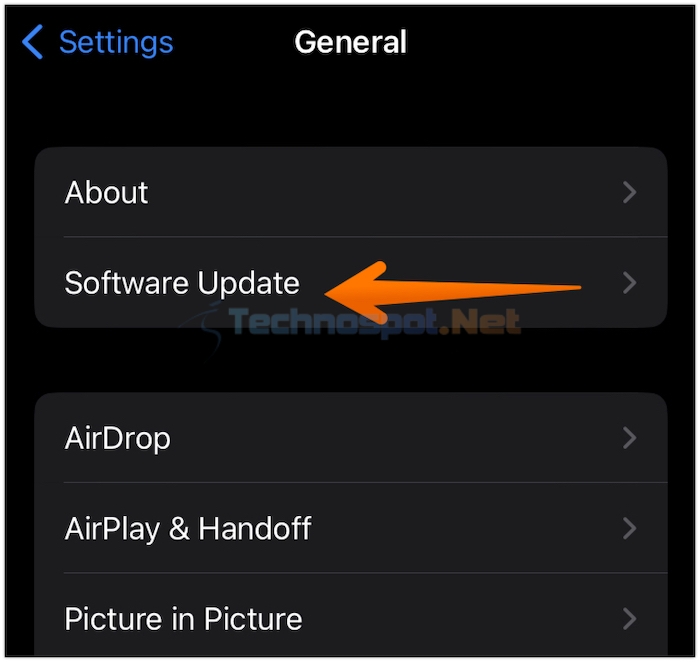 Update Software on iPhone