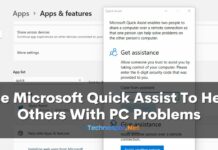 Use Microsoft Quick Assist To Help Others With PC Problems