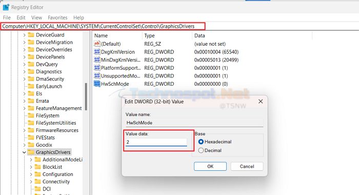 Editing D-Word Value Data In Windows Registry