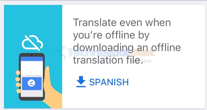 Google Translation App for iOS Offline Feature