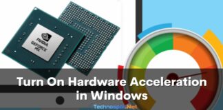 Turn On Hardware Acceleration in Windows