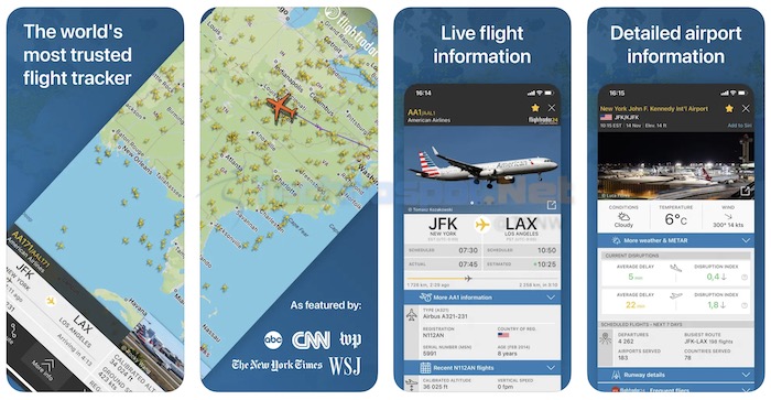 FlighTrader24 - Best iOS and Android Flight Tracking Apps