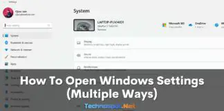 How To Open Windows Settings (Multiple Ways)