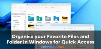 Organise your Favorite Files and Folder in Windows for Quick Access