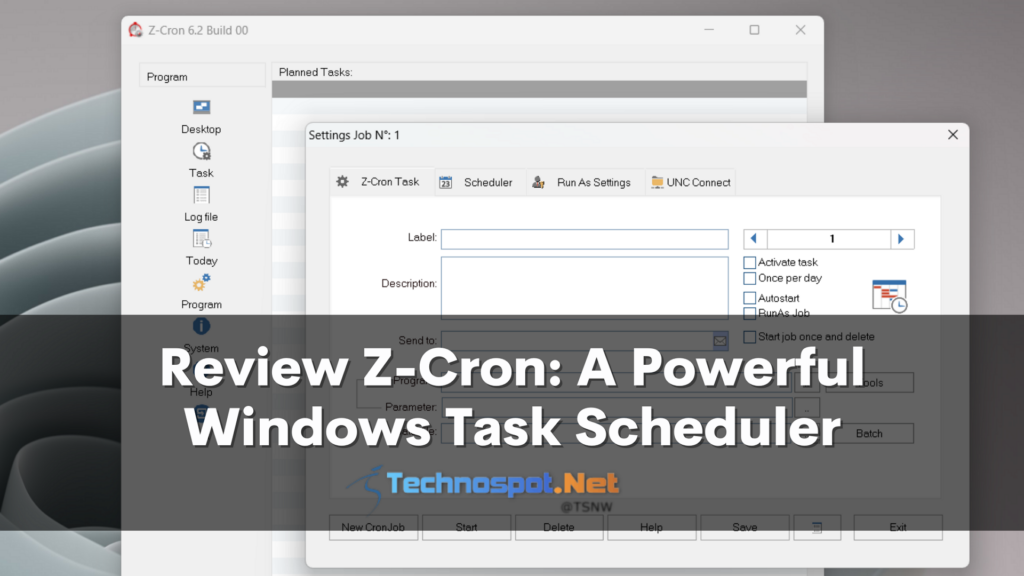 Review Z-Cron A Powerful Windows Task Scheduler