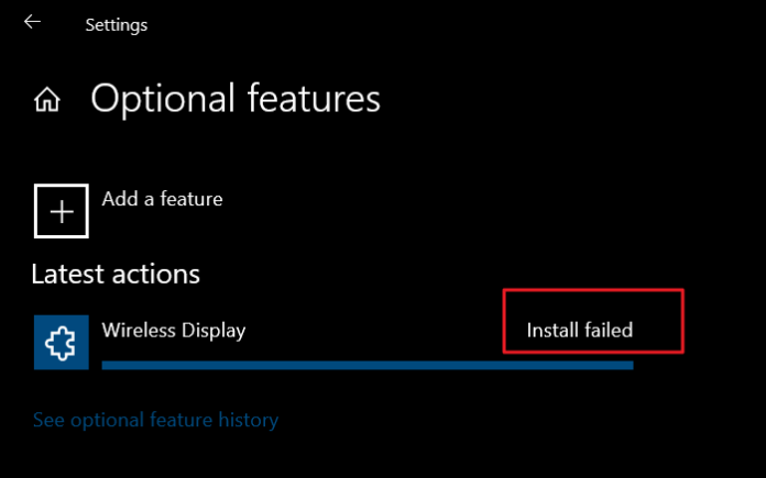How To Fix Wireless Display Install Failed Error In Windows how-to-fix-wireless-display-install-failed-error-in-windows