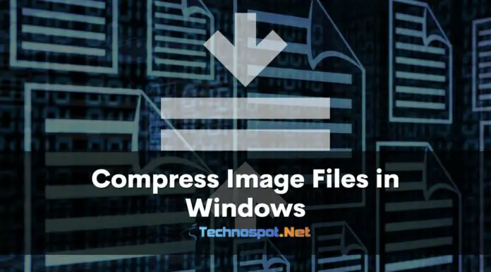 Compress Image Files in Windows