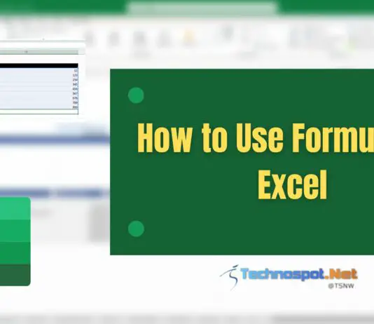 How to Use Formulas in Excel