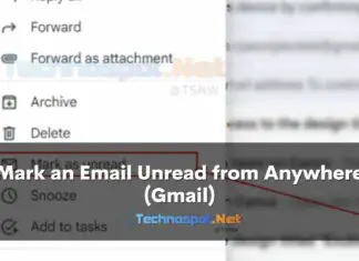 Mark an Email Unread from Anywhere (Gmail)