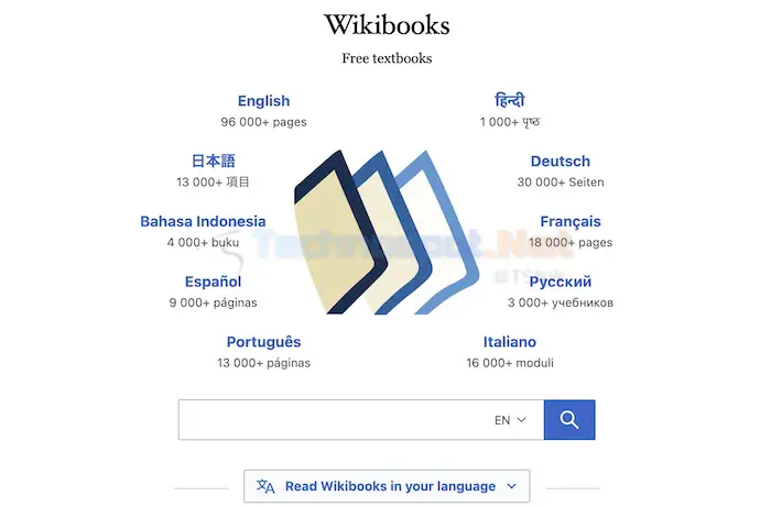 Wikibooks - A Library of Open-Content Textbooks