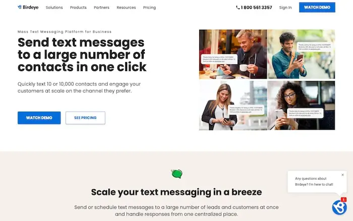 Birdeye How to Send Text Messages to the US and Canada