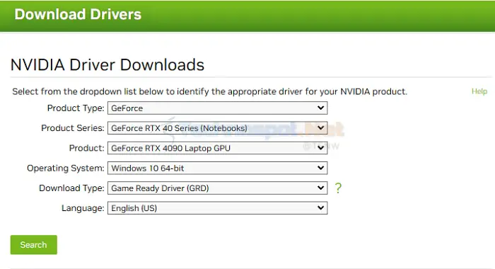 Driver Download GPU OEM