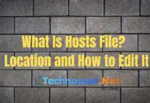 Hosts File Location Edit