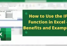 How to Use IF Function in Excel