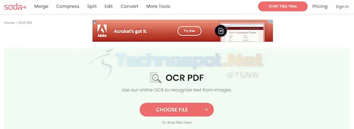 SODA PDF - Best OCR Tool