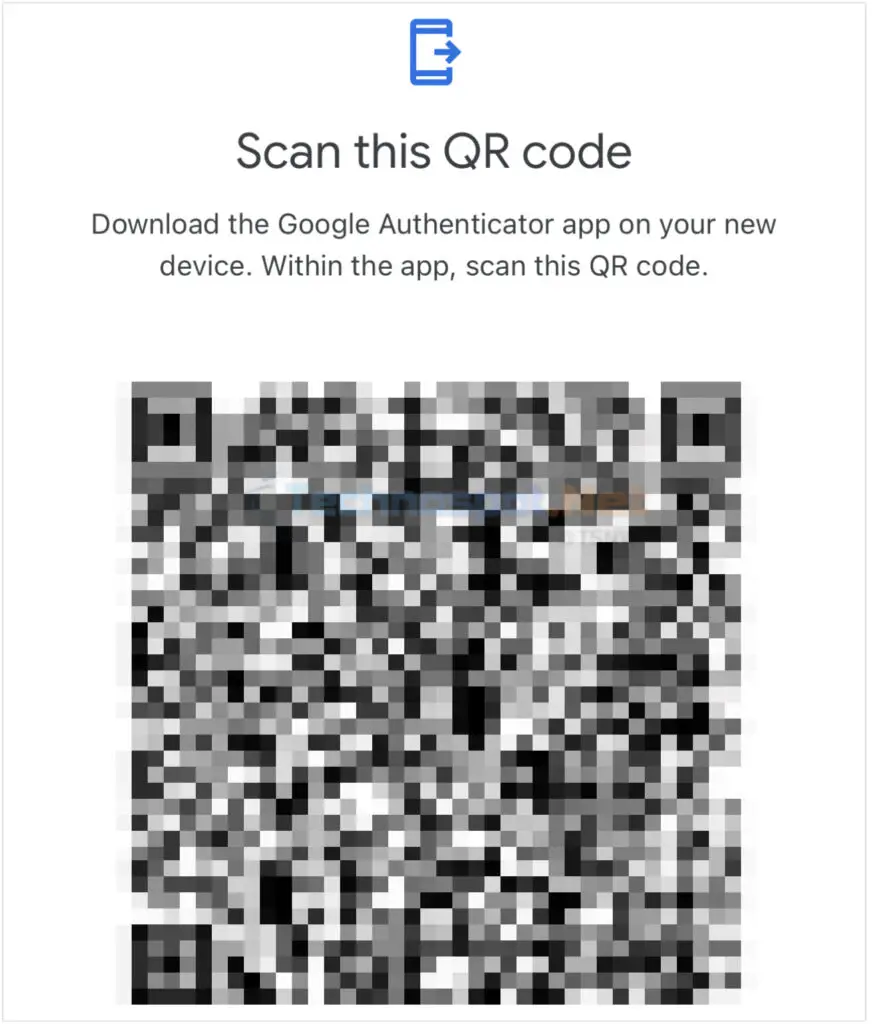Scan QR Code in Google Authenticator to Export Accounts