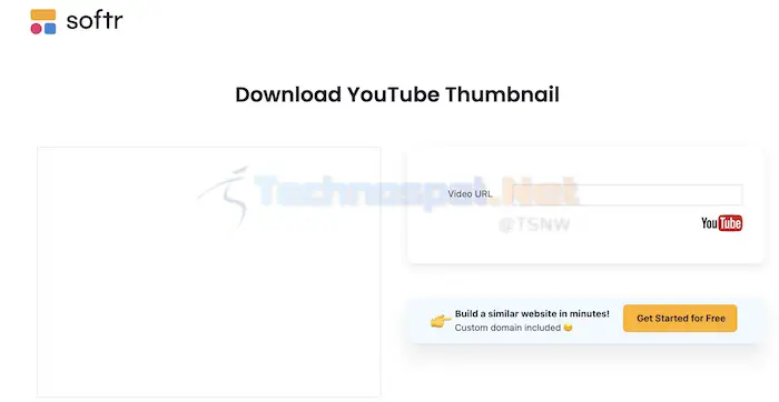 Softr - Best Tool to Download YouTube Thumbnails