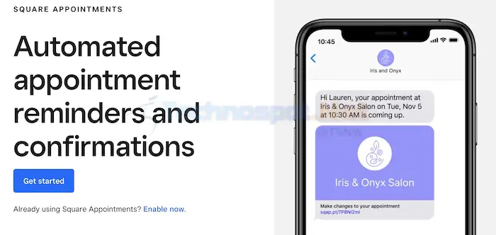 Square Appointments to Send Free Text Reminders Automatic