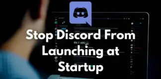 Stop Discord From Launching at Startup