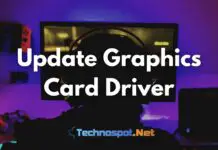 Update Graphics Card Driver