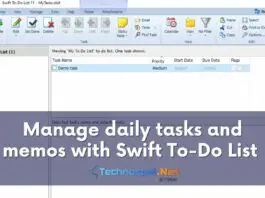 Manage daily tasks and memos with Swift To-Do List