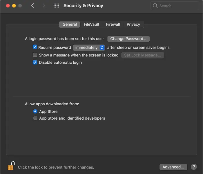 macOS Security Privacy