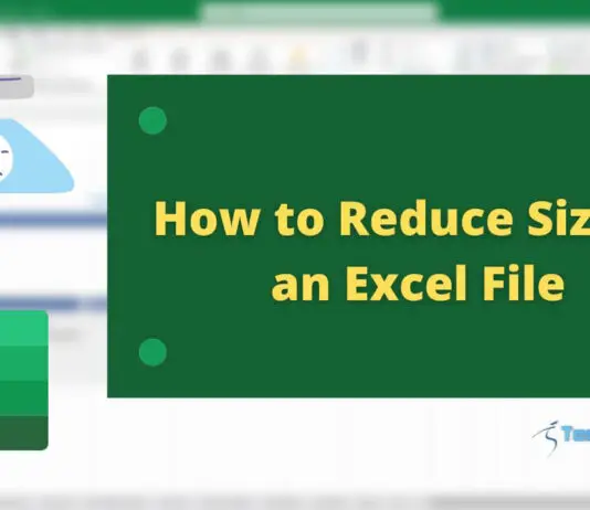 How to Reduce Size of an Excel File