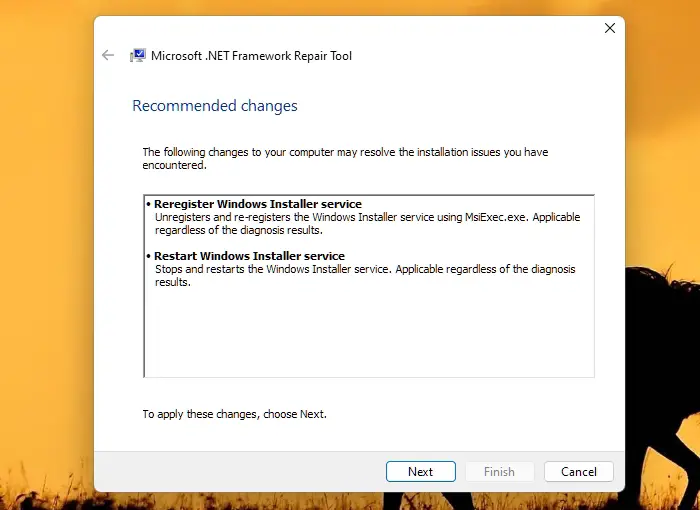 Microsoft Net Framework Repair Tool Windows