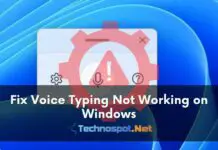 Fix Voice Typing Not Working on Windows