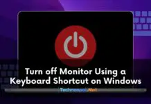 Turn off Monitor Using a Keyboard Shortcut on Windows