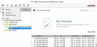 Save Scan Result Stellar Photo Recovery