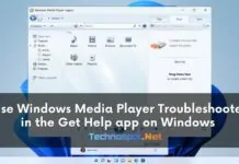 Use Windows Media Player Troubleshooter in the Get Help app on Windows