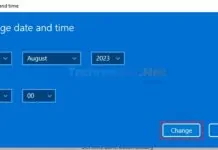 Change Date and Time Manually