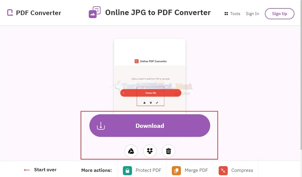 Download the PDF File via PDF Converter