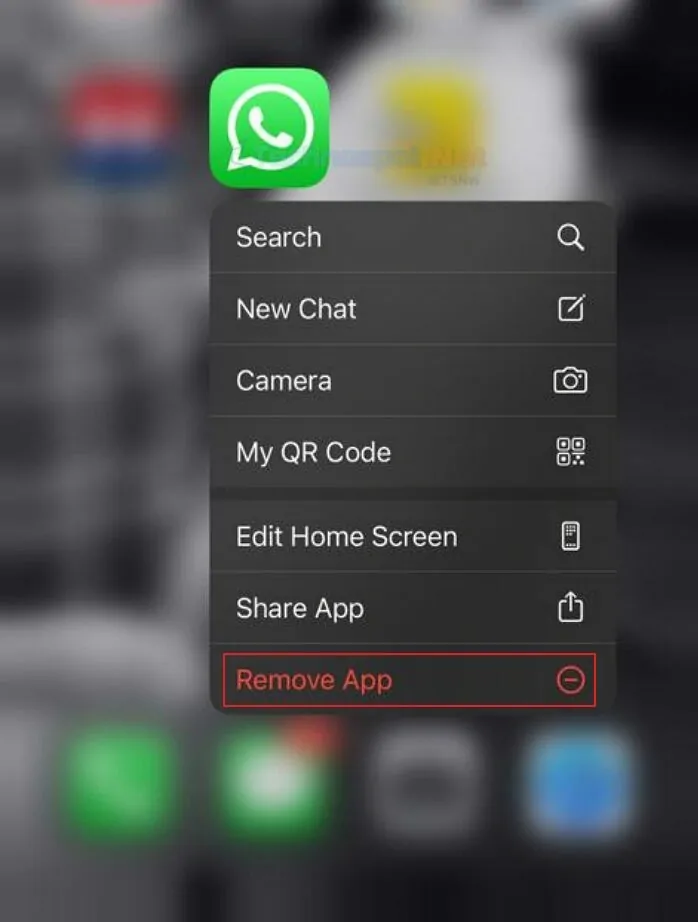 Remove WhatsApp From iPhone