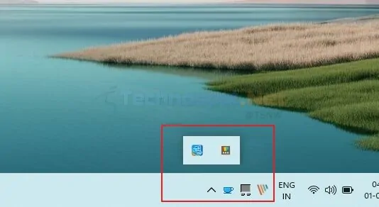 Drag and Drop the Icons From System Tray