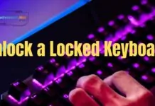 Unlock a Locked Keyboard
