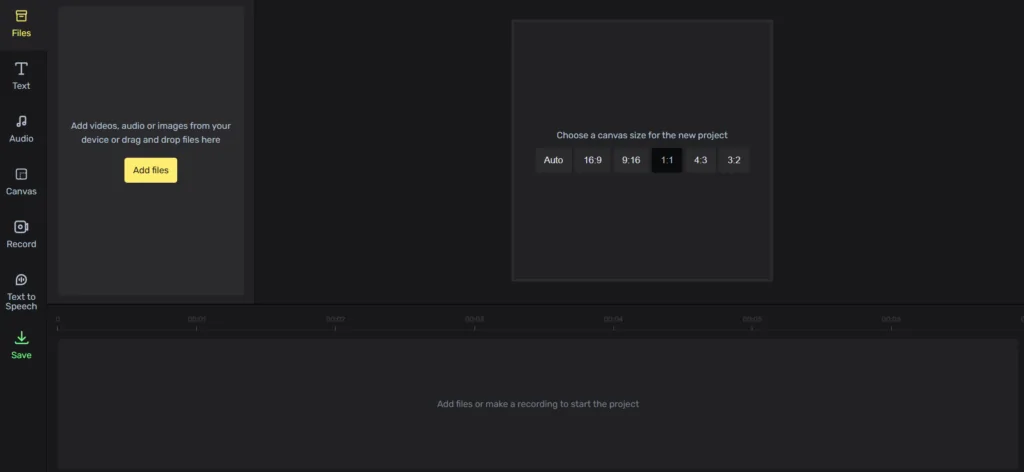 Online Video Editor Interface