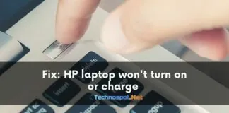 Fix HP laptop won't turn on or charge