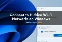 Connect to Hidden Wi Fi Networks on Windows