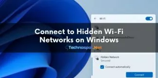 Connect to Hidden Wi Fi Networks on Windows