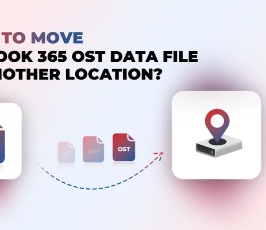 How To Move Outlook Ost Data File To Another Location