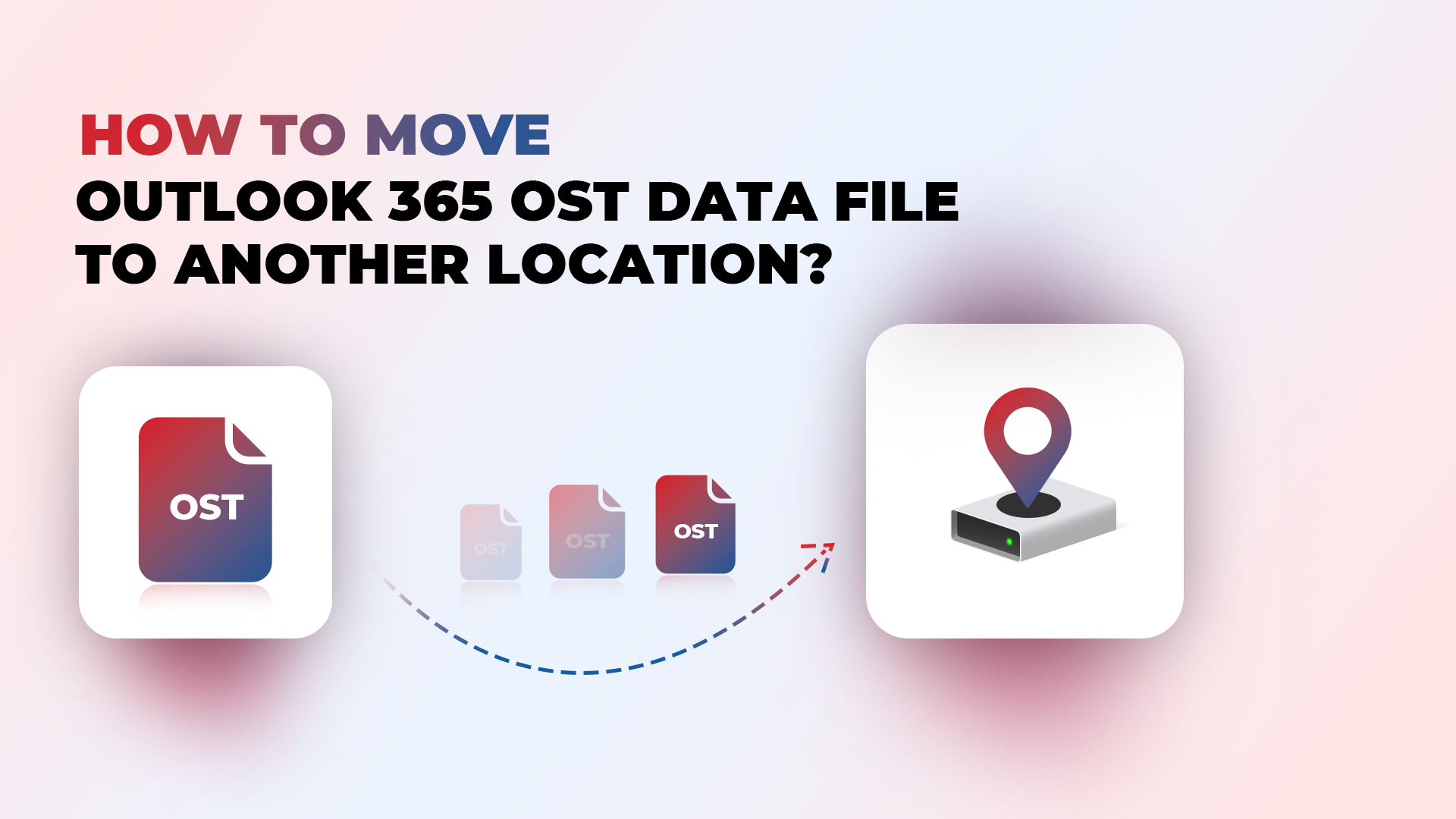 move ost file location office 365