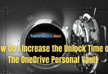 OneDrive Personal Vault Unlock Time