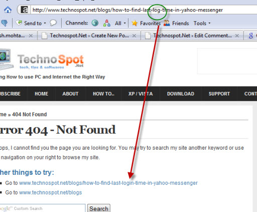 404 suggester