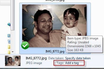 Add tags from Windows Explorer