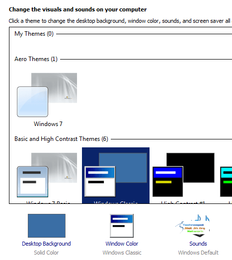 Aero Theme in Windows Server 2008 R2